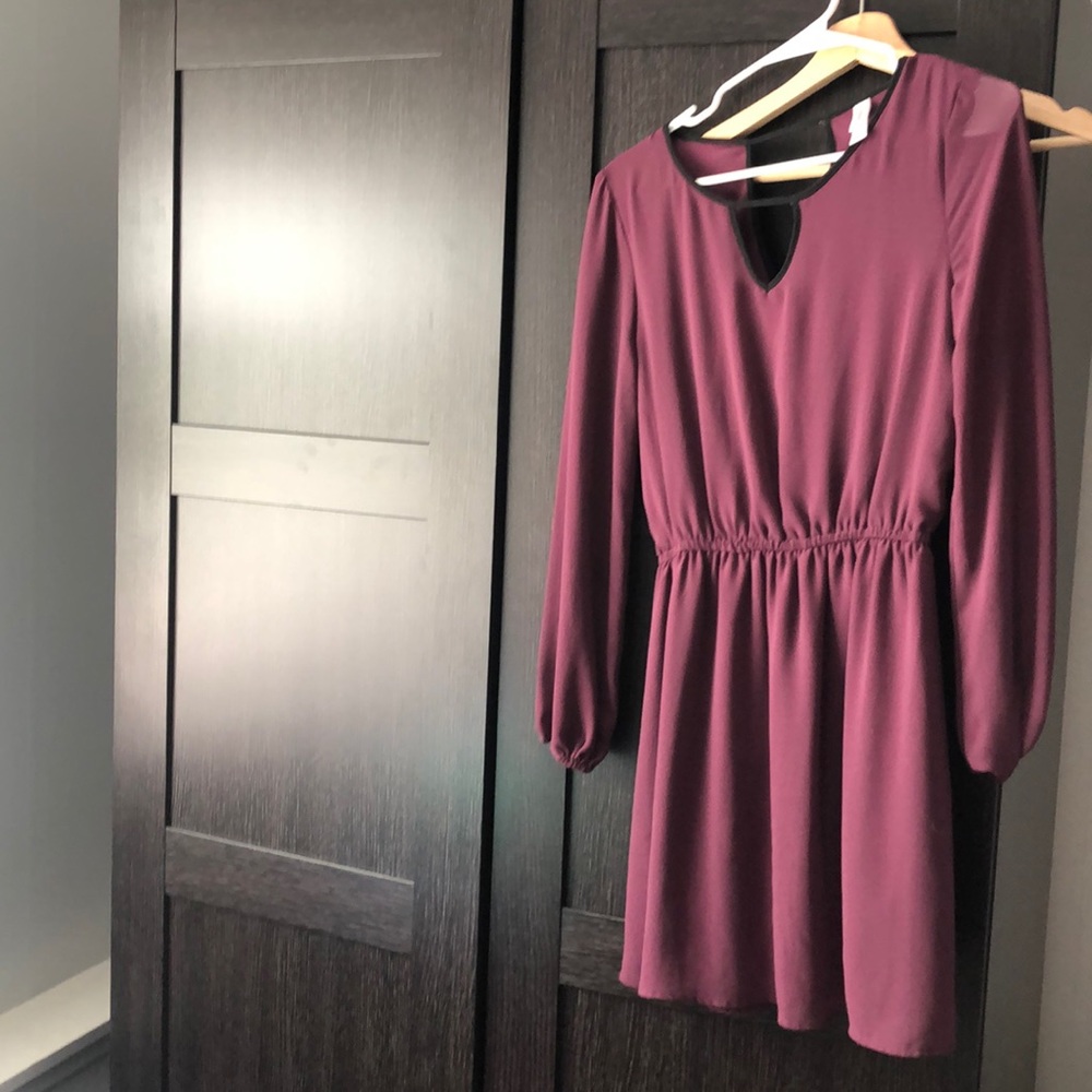 Purple dress